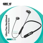 GEEOO BL 110 Ultra Flex Neckband with ENC Wireless Headphone - Bluetooth Earphone
