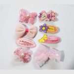9pcs Girls and baby's fashionable Hair Clips Set