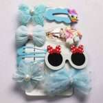 9pcs girls hair clips set for kids